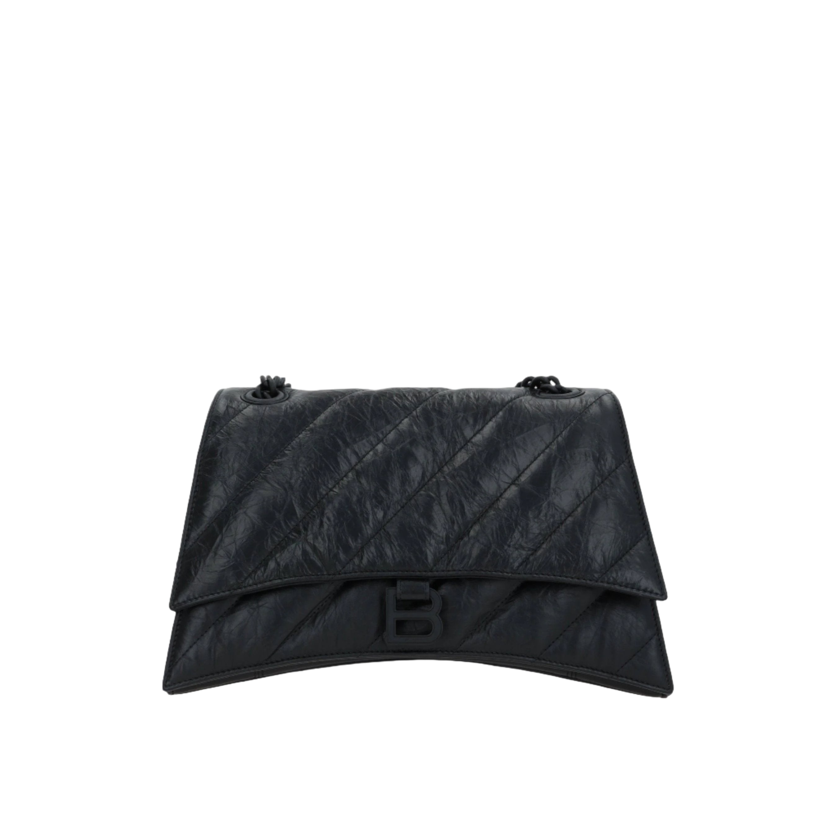 Crush Medium Quilted Shoulder Bag-BALENCIAGA-JOHN JULIA