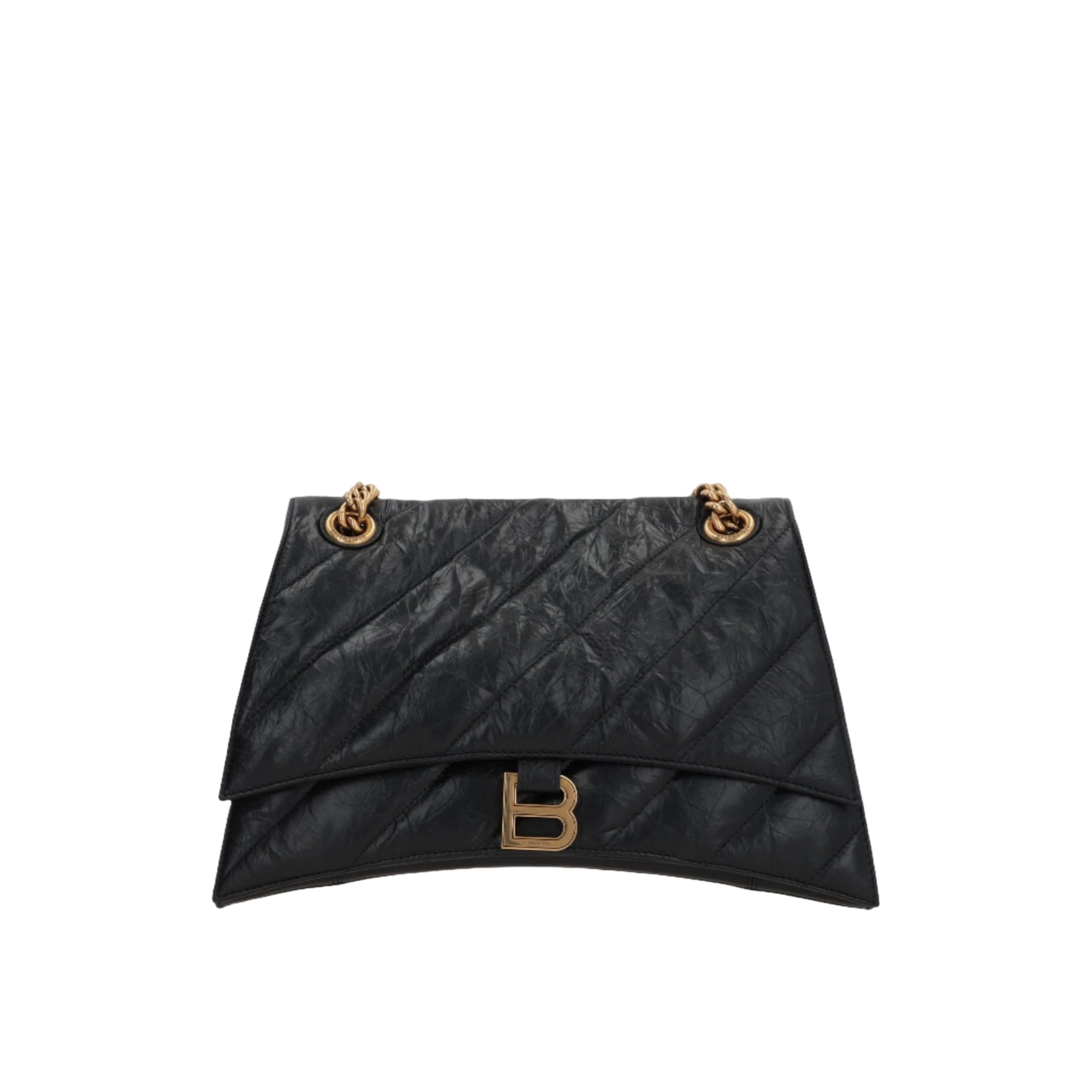 Crush Medium Quilted Shoulder Bag-BALENCIAGA-JOHN JULIA