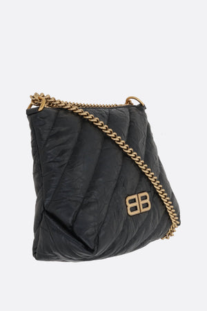 Crush Small Quilted Leather Hobo Bag-BALENCIAGA-JOHN JULIA