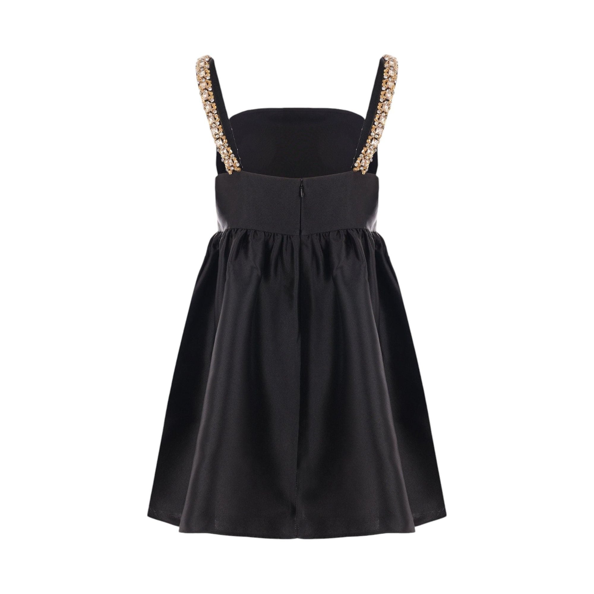 Crystal-Embellished Taffeta Minidress-SELF-PORTRAIT-JOHN JULIA