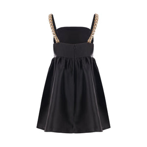 Crystal-Embellished Taffeta Minidress-SELF-PORTRAIT-JOHN JULIA