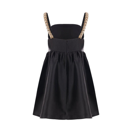 Crystal-Embellished Taffeta Minidress-SELF-PORTRAIT-JOHN JULIA