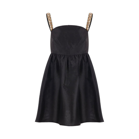 Crystal-Embellished Taffeta Minidress-SELF-PORTRAIT-JOHN JULIA