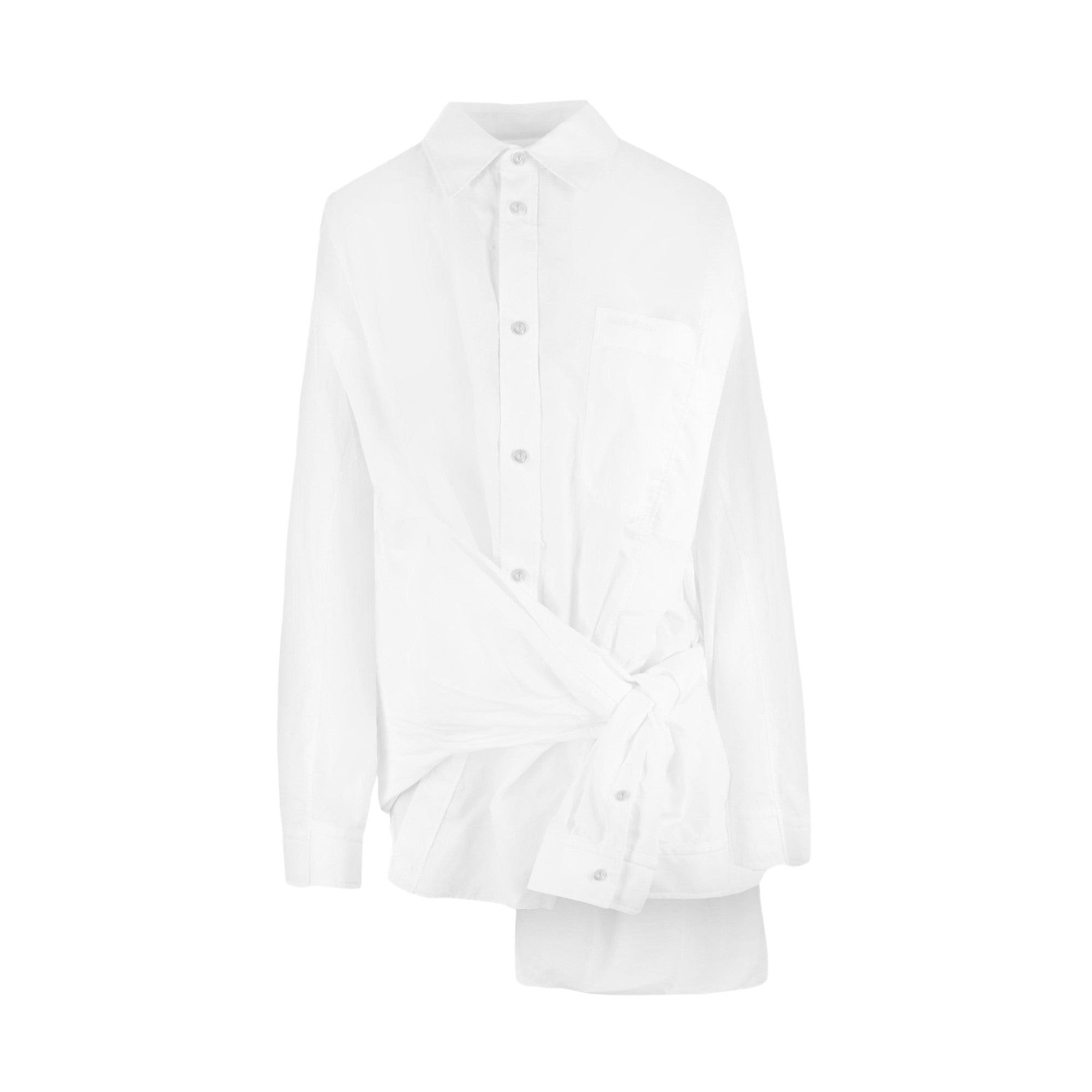 Cut-up Poplin Shirt-BALENCIAGA-JOHN JULIA