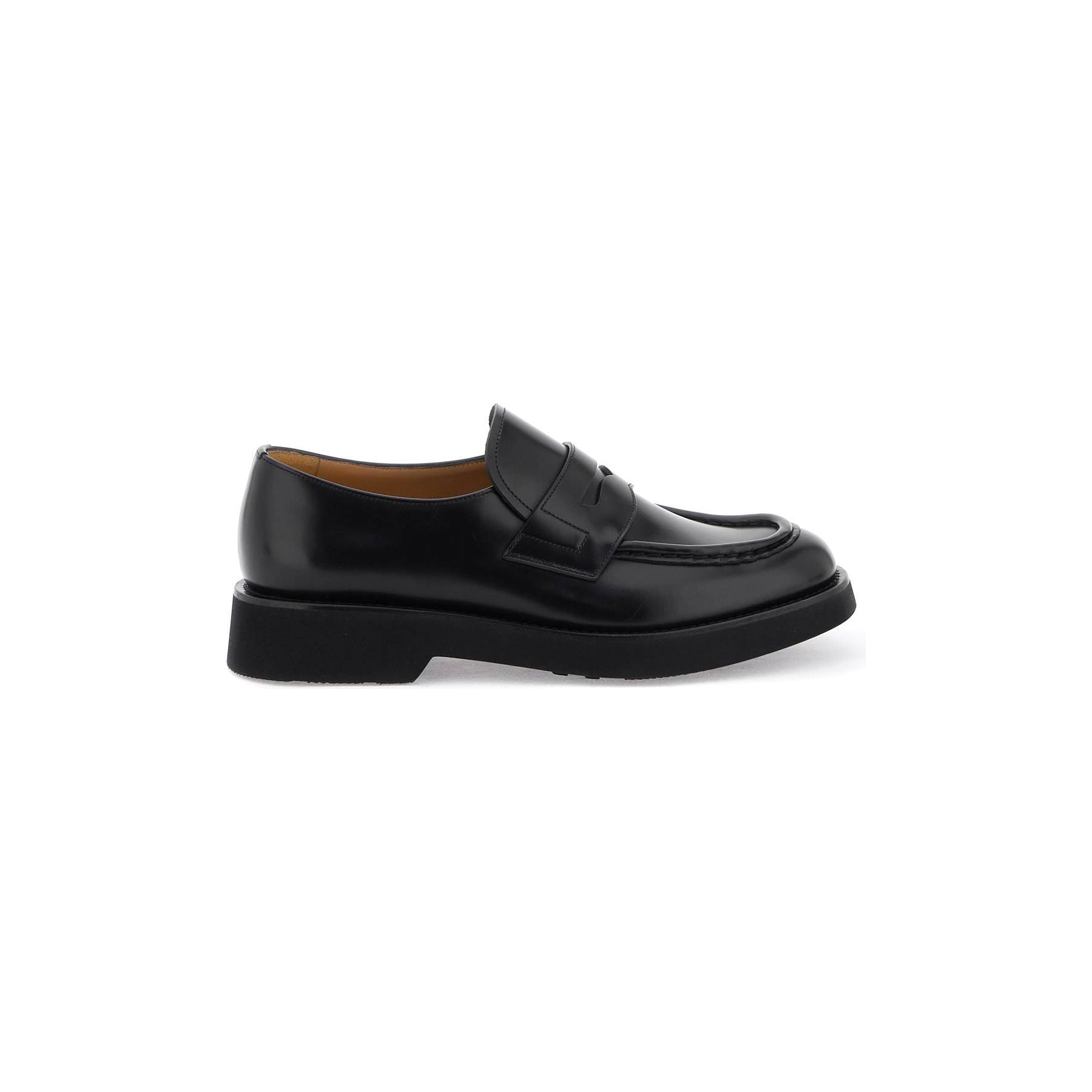 Brushed Leather Lynton Loafers with Hand-Dyed Welt