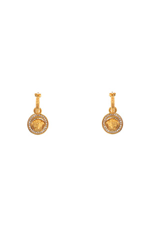 Greek Medusa Earrings With Cr