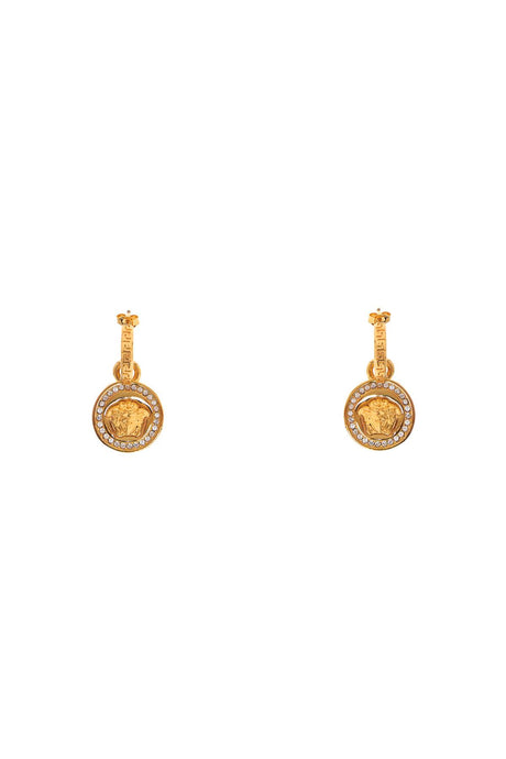 Greek Medusa Earrings With Cr