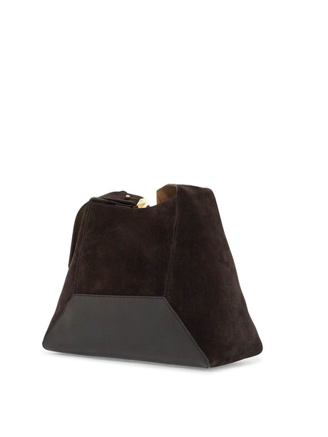 Diamond M Suede Hobo Bag-Jimmy Choo-JOHN JULIA