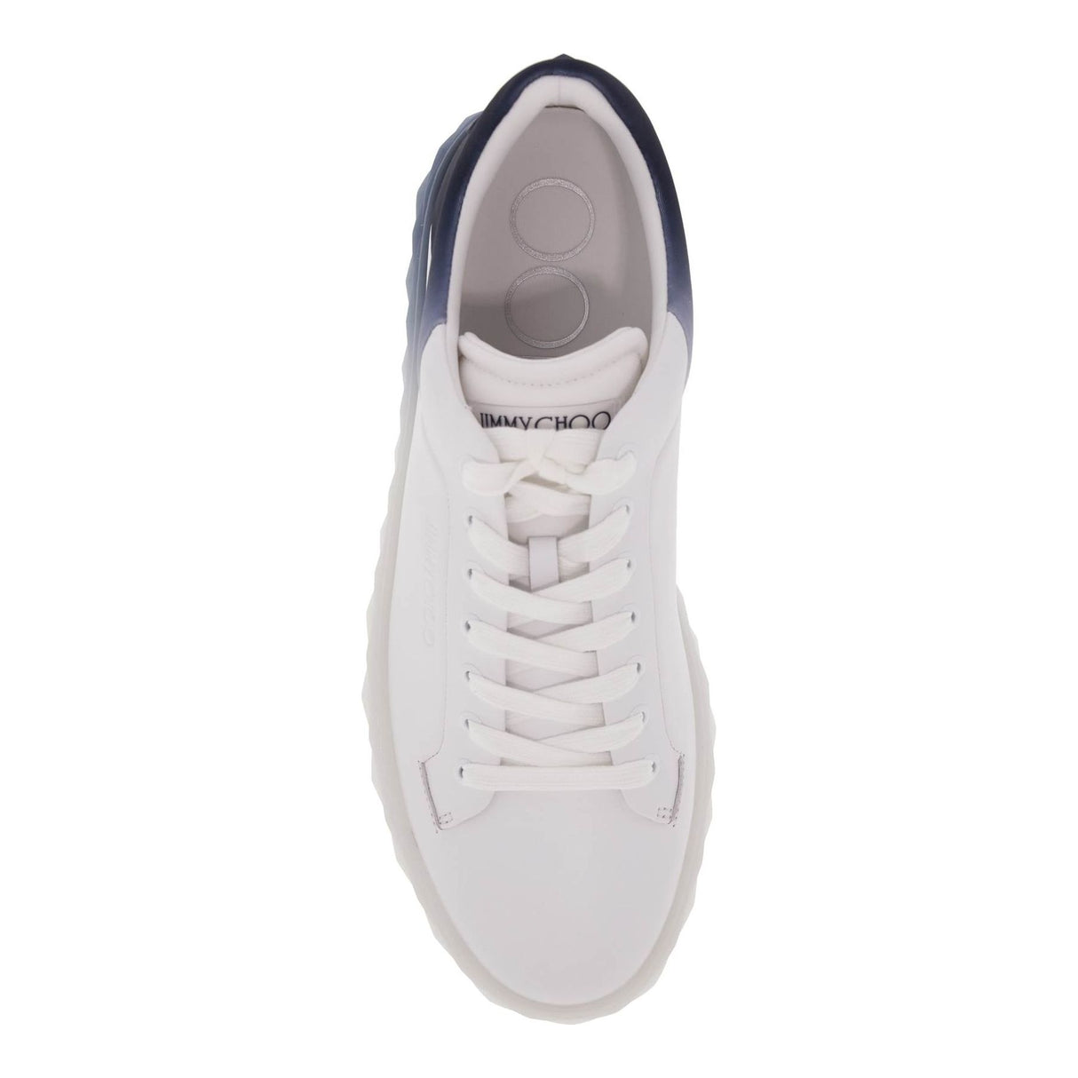 JIMMY CHOO-Diamond Light/M II Leather Sneakers -JOHN JULIA.