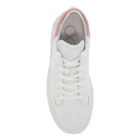 Diamond Maxi/F II Leather Sneakers.