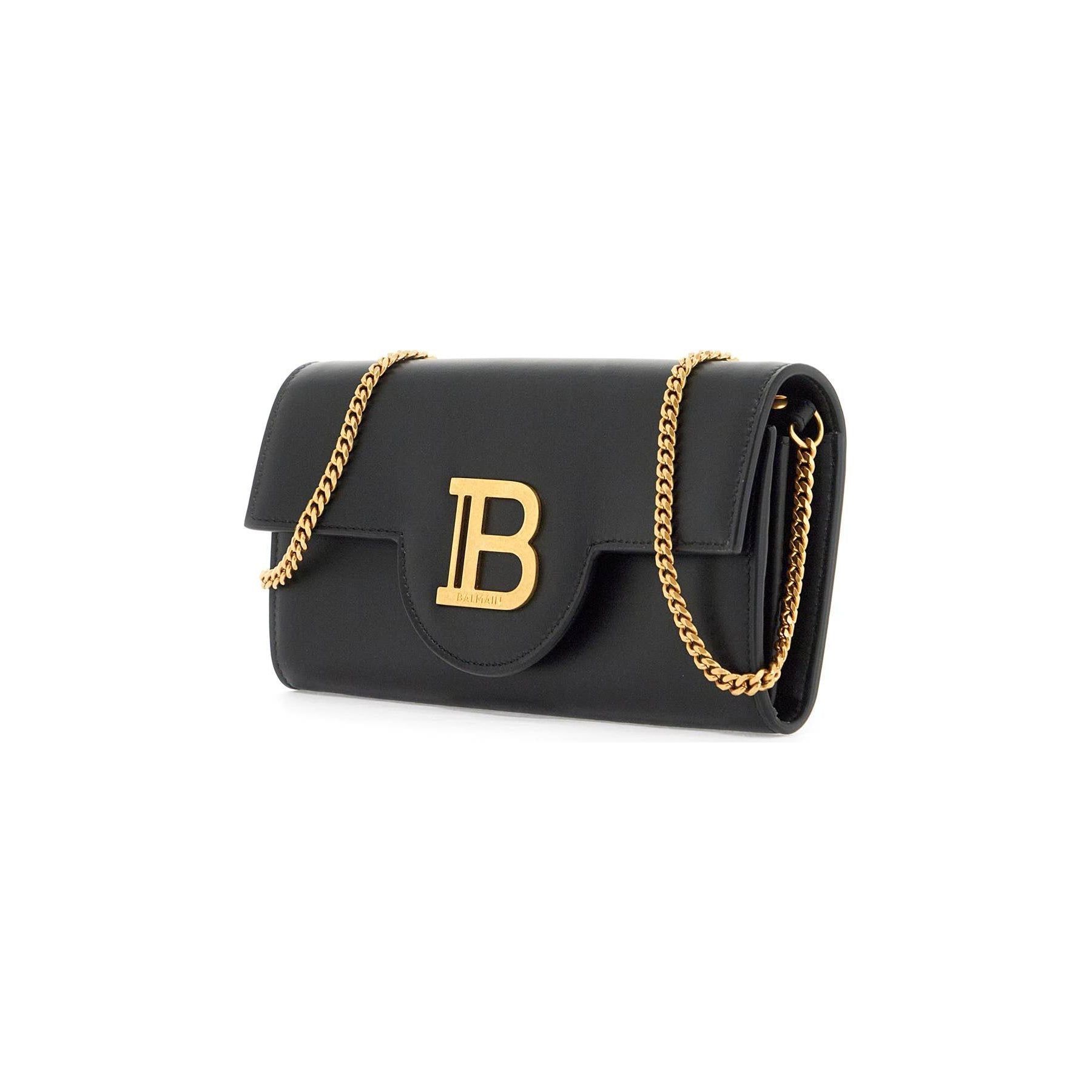 B-Buzz Calfskin Leather Wallet on a Chain
