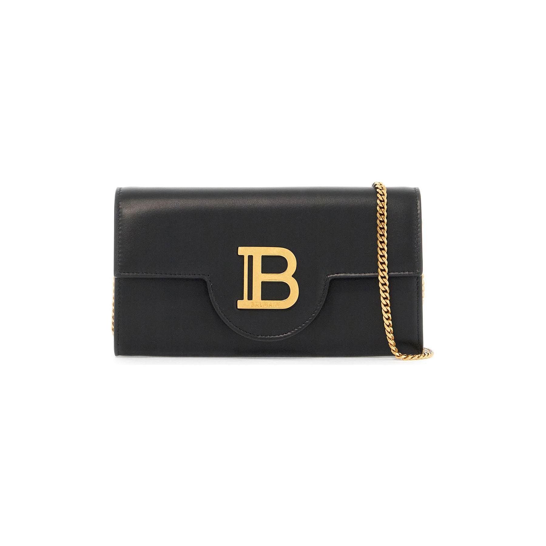 B-Buzz Calfskin Leather Wallet on a Chain