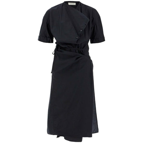 LEMAIRE-Short Sleeve Wrap Dress-JOHN JULIA