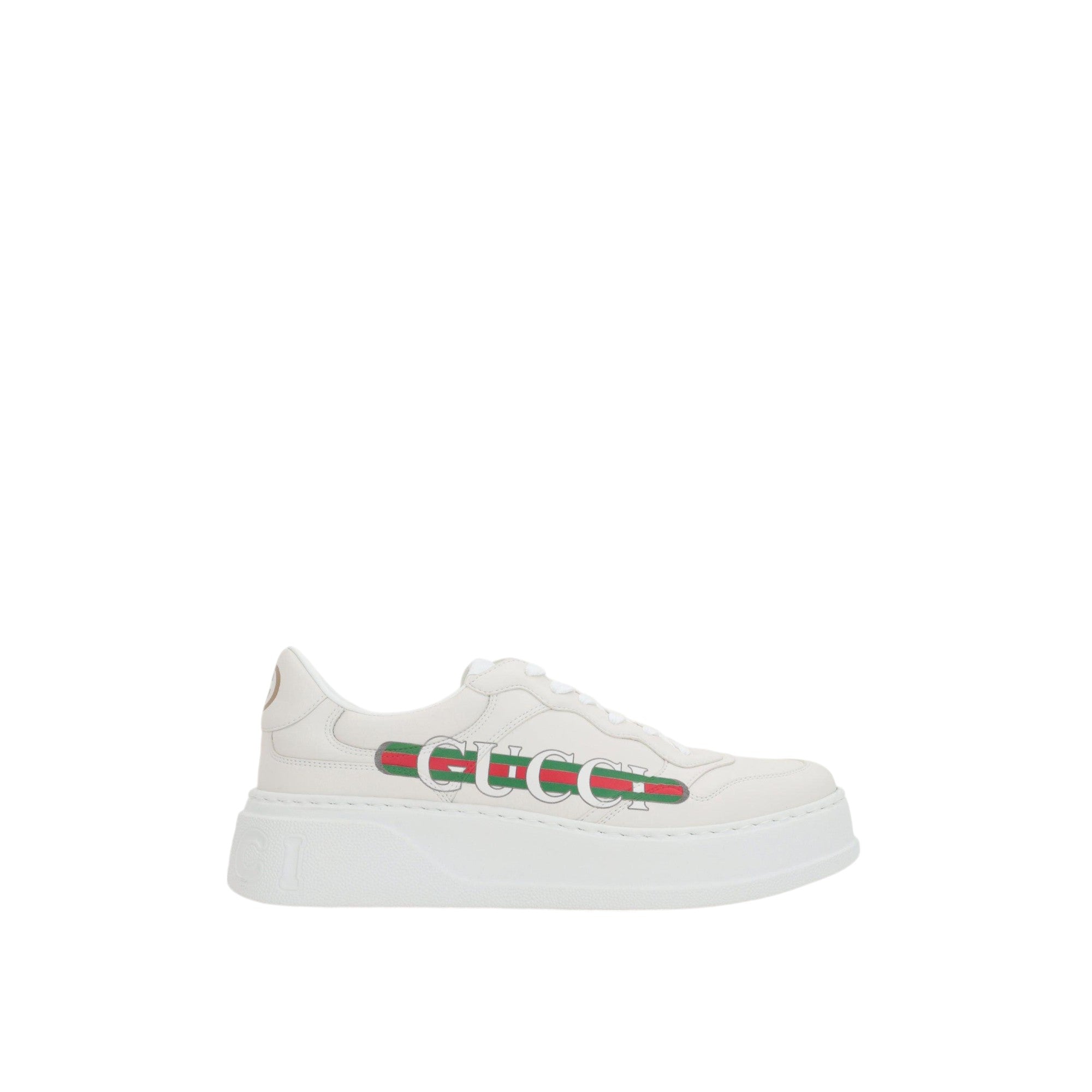 Demetra Faux Leather Sneakers-GUCCI-JOHN JULIA