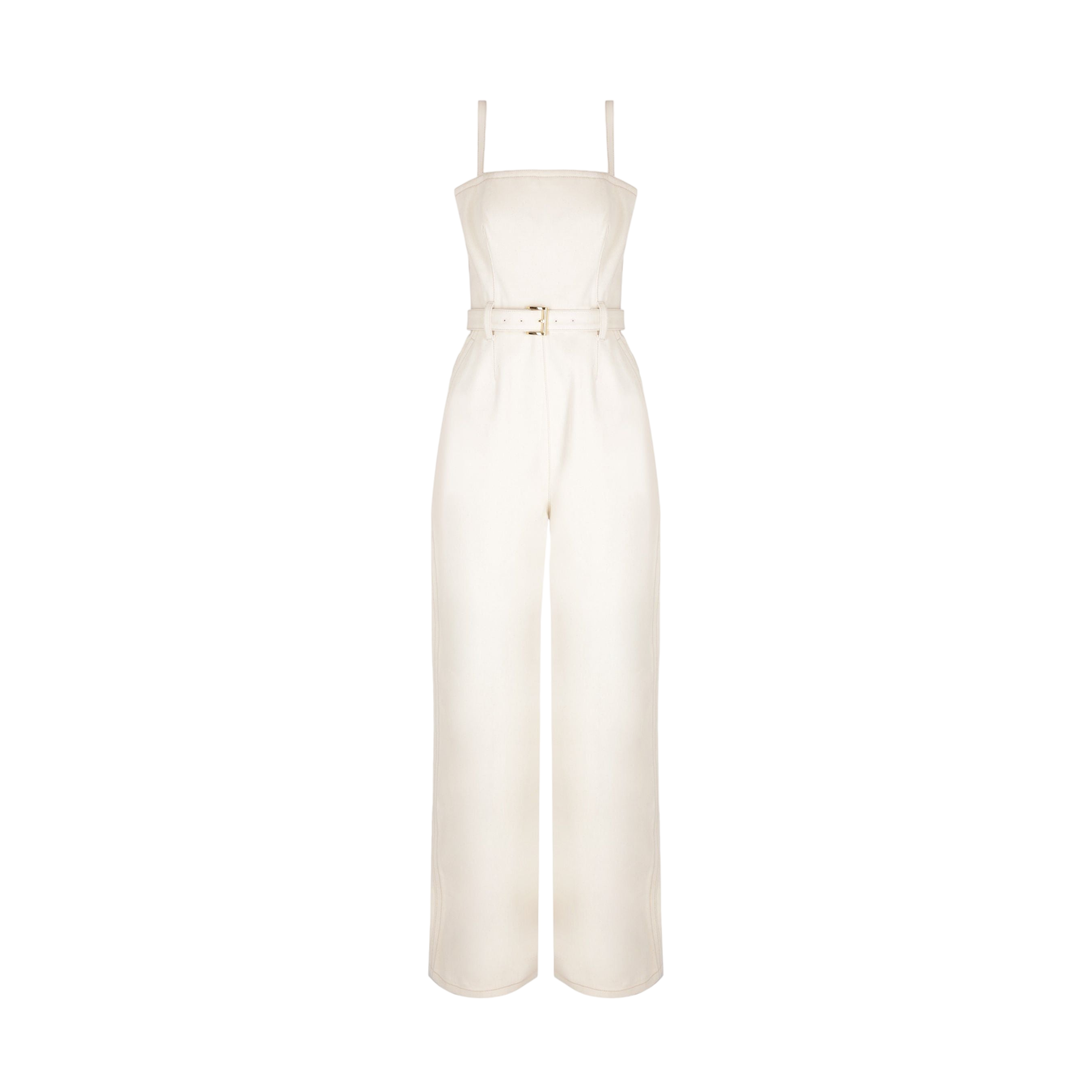 Denim Bustier Jumpsuit-PRADA-JOHN JULIA