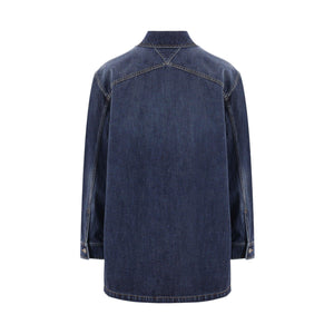 Denim Jacket-BOTTEGA VENETA-JOHN JULIA