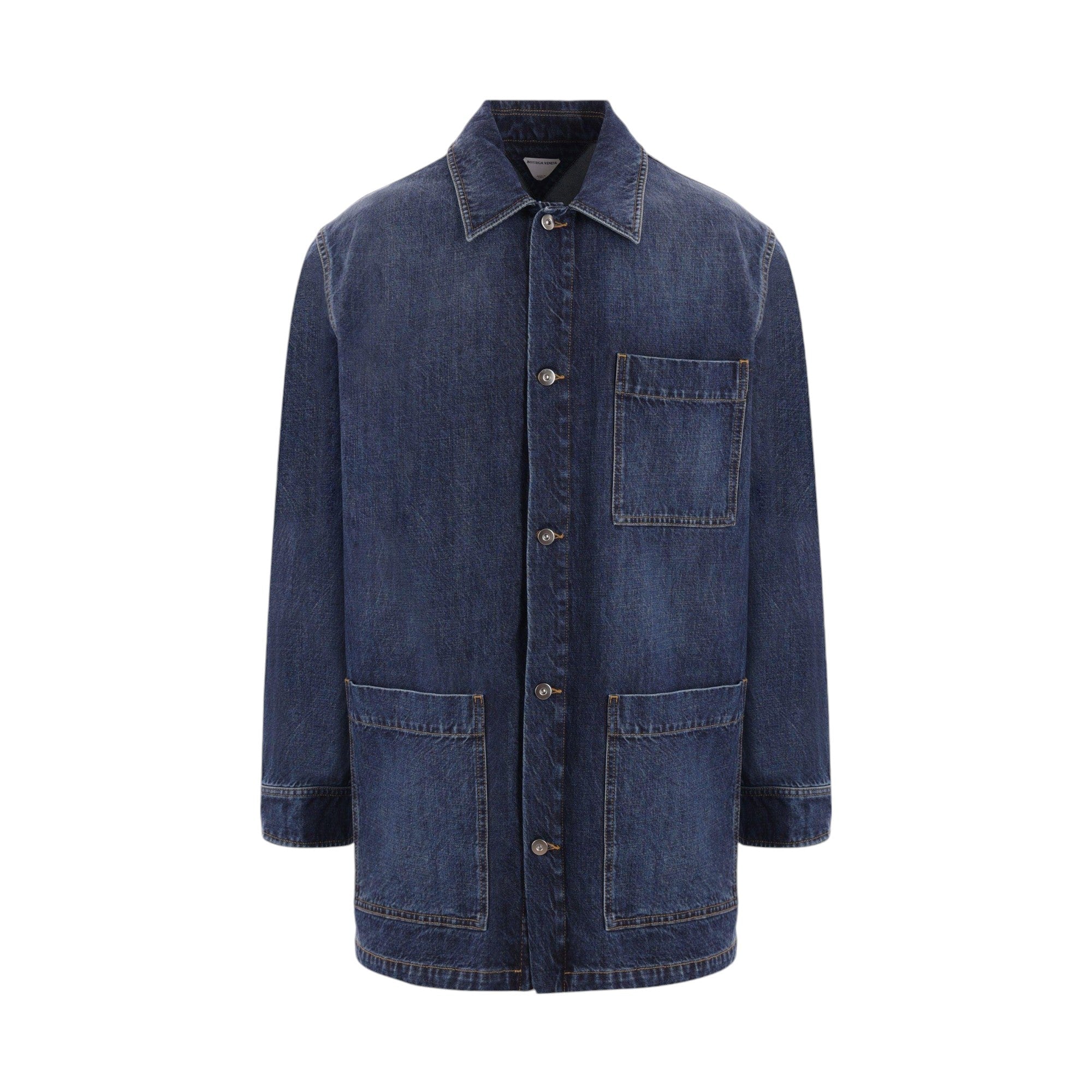 Denim Jacket-BOTTEGA VENETA-JOHN JULIA