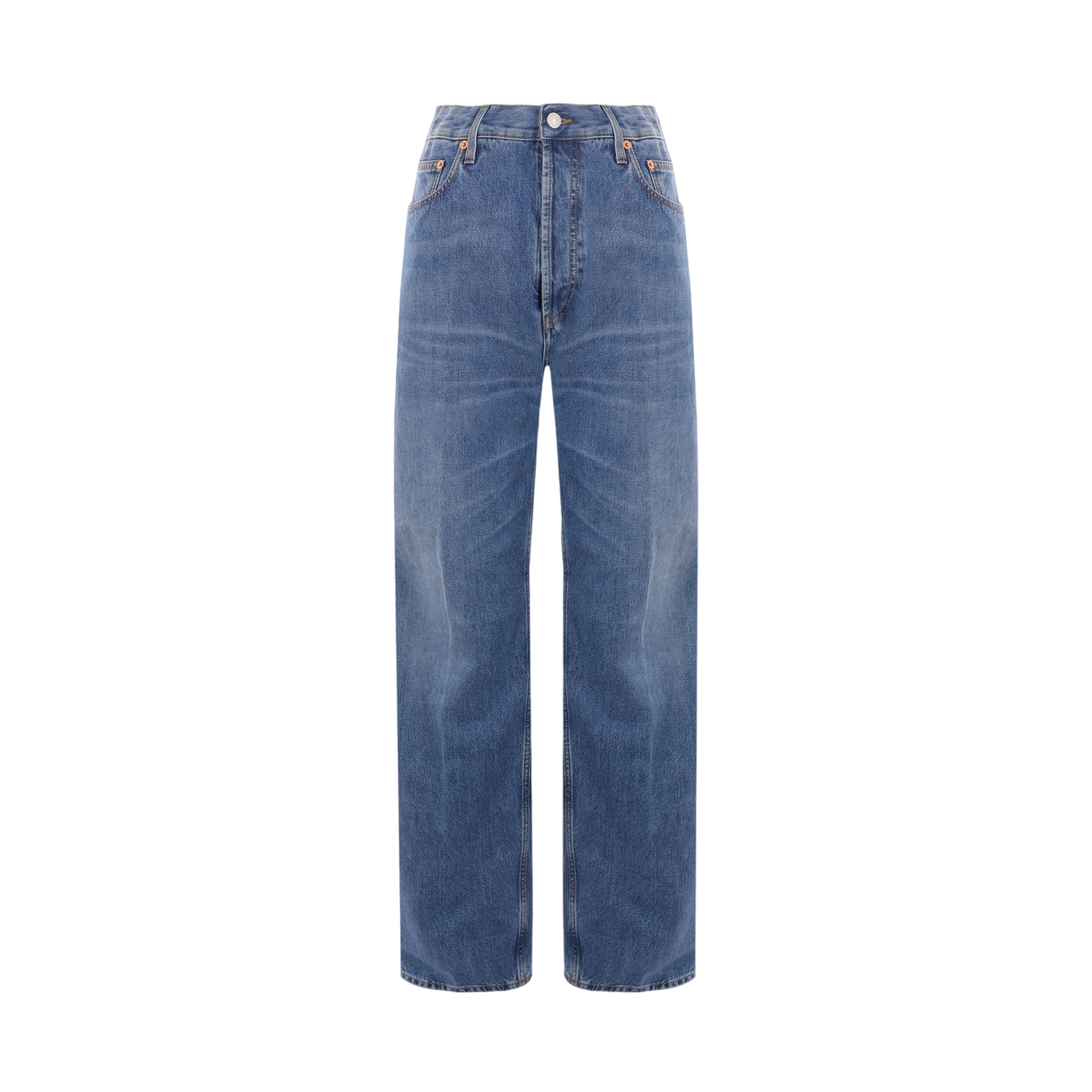 Denim Oversize Jeans-GUCCI-JOHN JULIA