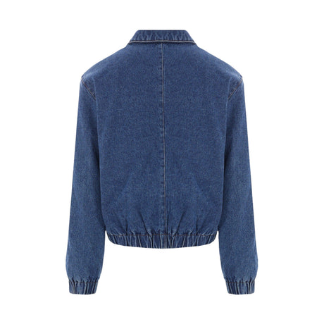 Denim Padded Jacket-AMI PARIS-JOHN JULIA