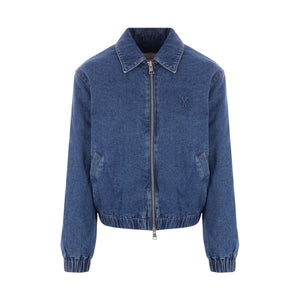 Denim Padded Jacket-AMI PARIS-JOHN JULIA