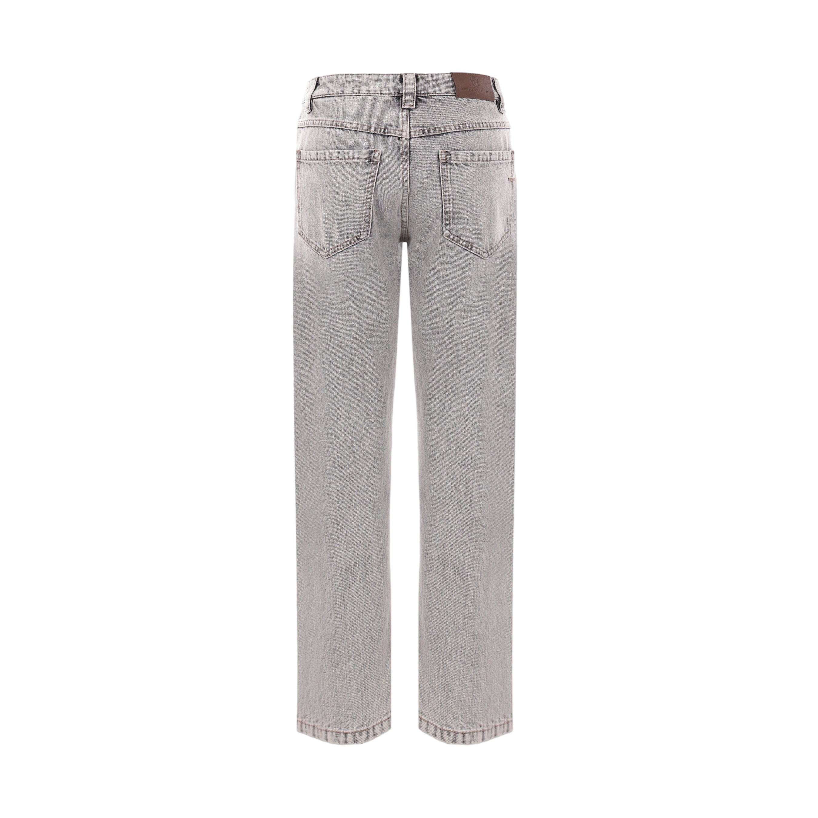 Denim Straight-leg Jeans-BRUNELLO CUCINELLI-JOHN JULIA