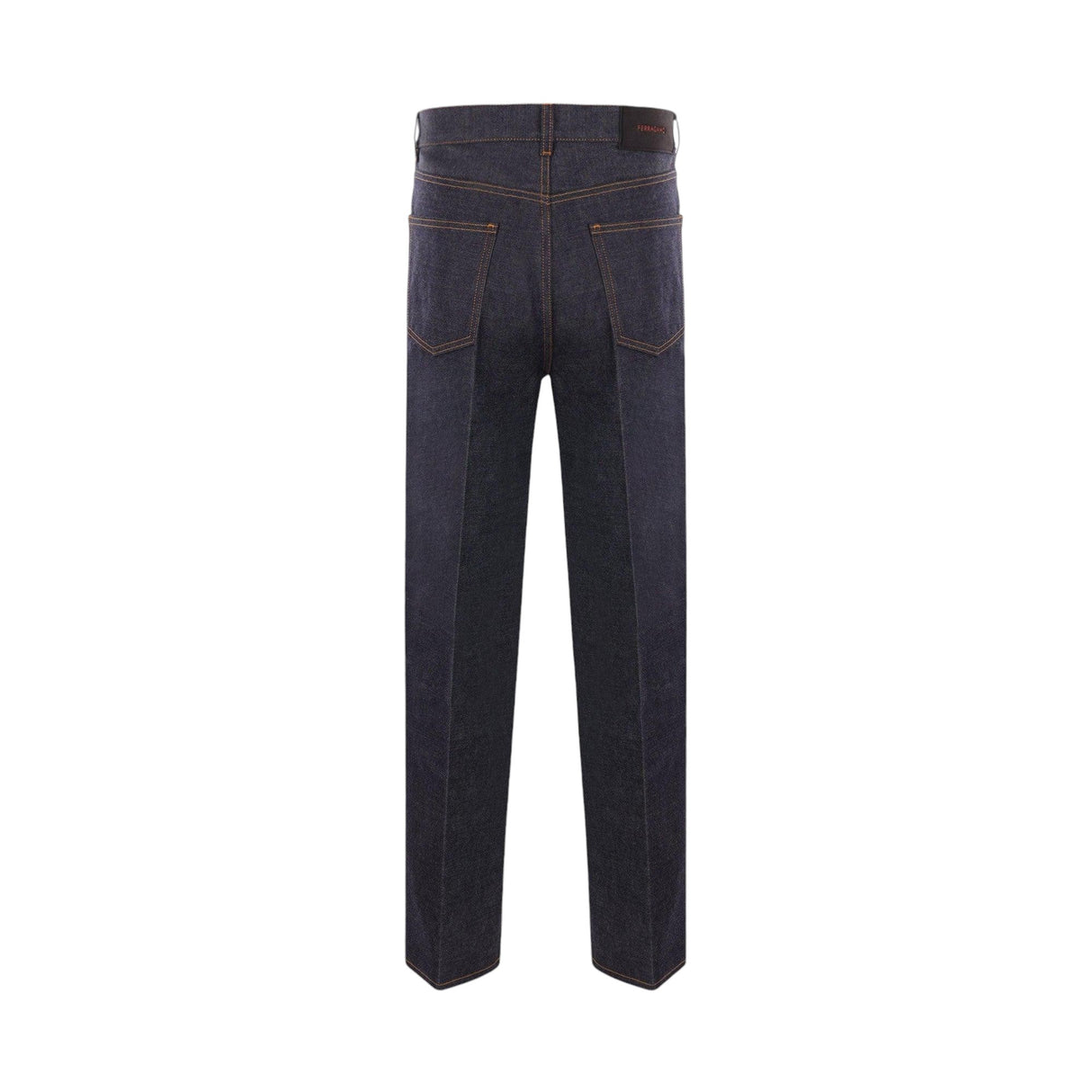 Denim Straight-leg Jeans-FERRAGAMO-JOHN JULIA