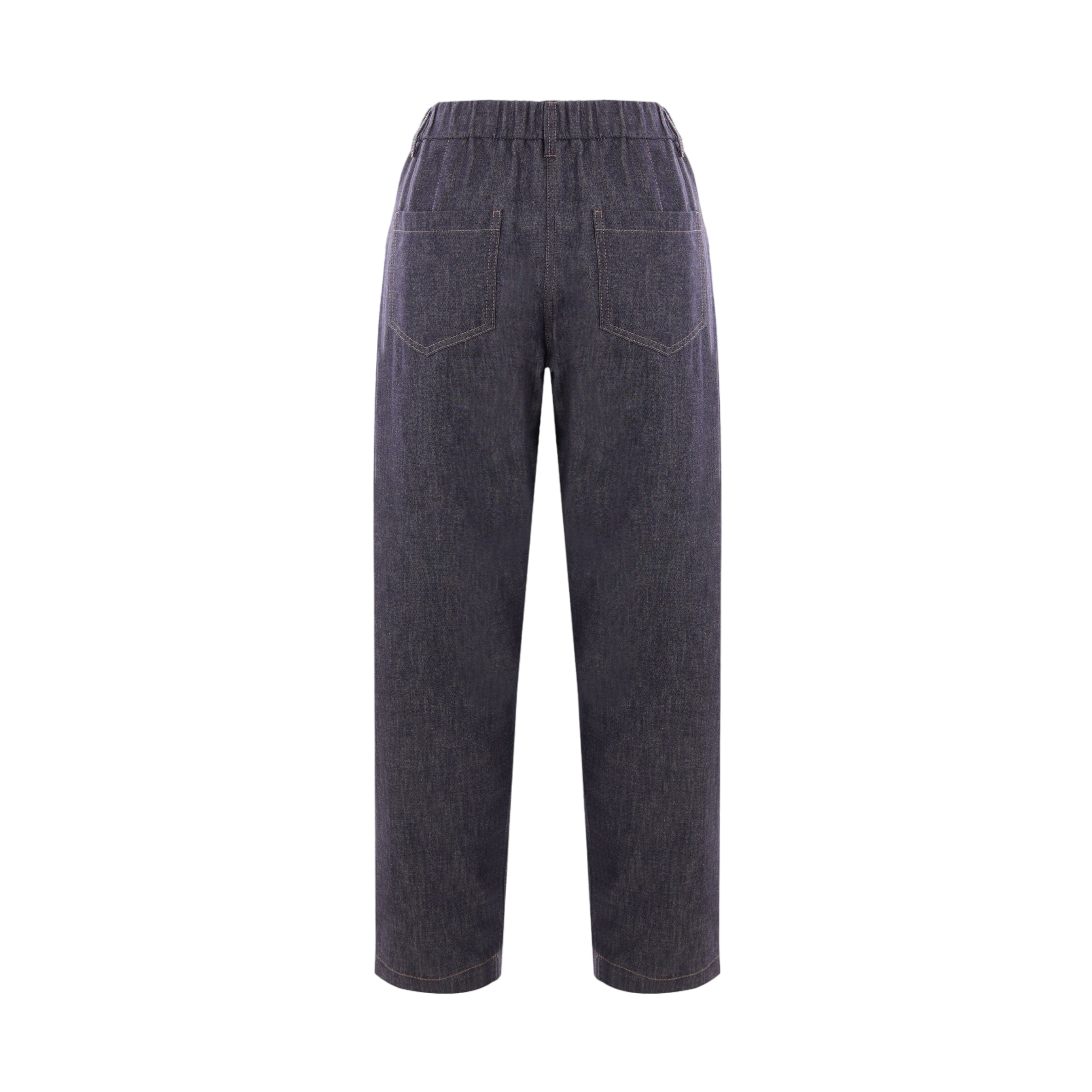 Denim Track Trousers-BRUNELLO CUCINELLI-JOHN JULIA