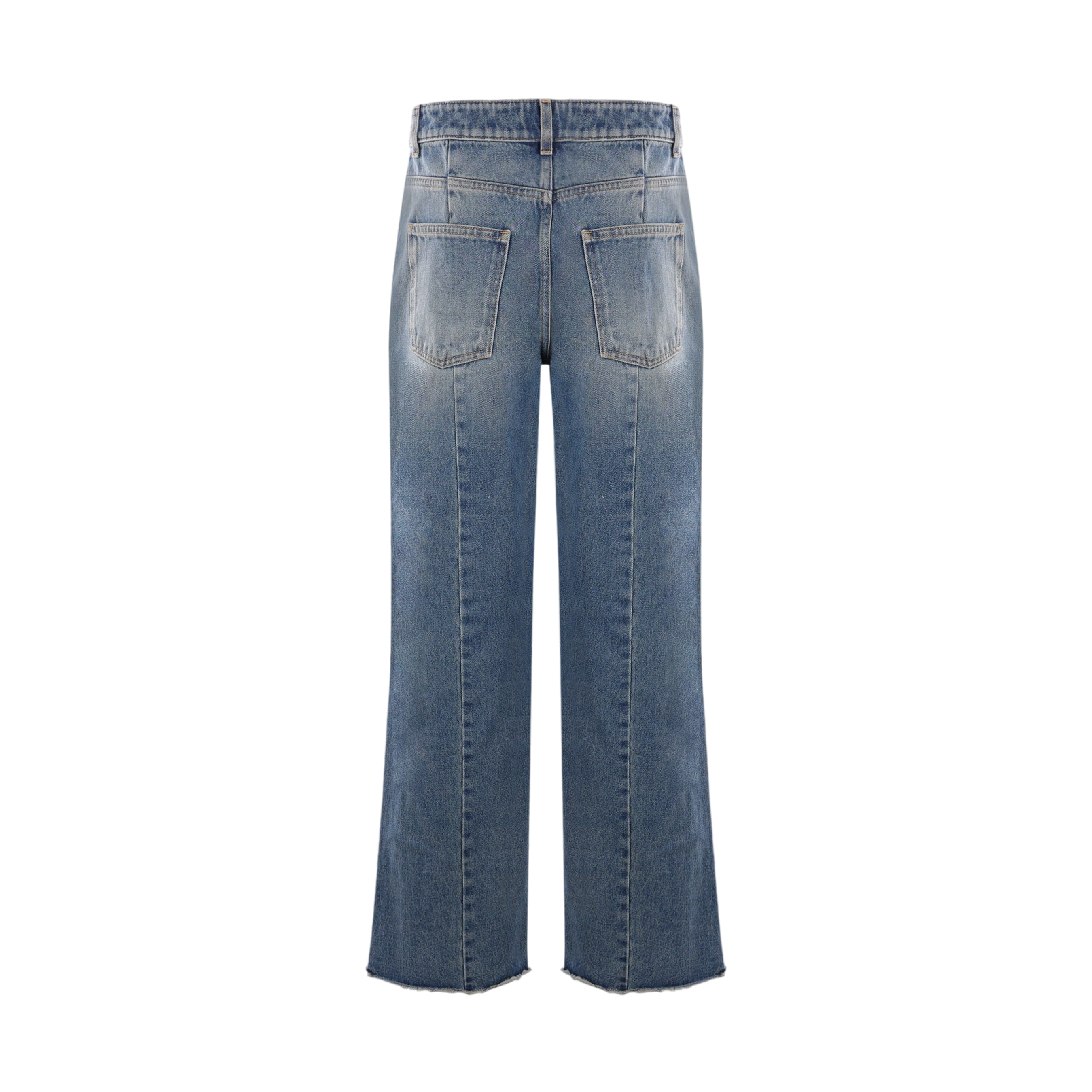 Denim Wide-leg Jeans-GIVENCHY-JOHN JULIA