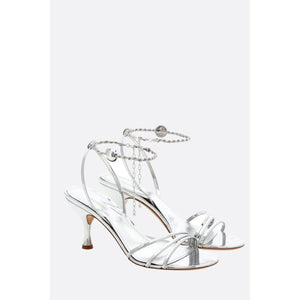 Denise Laminated Leather Sandals-FERRAGAMO-JOHN JULIA