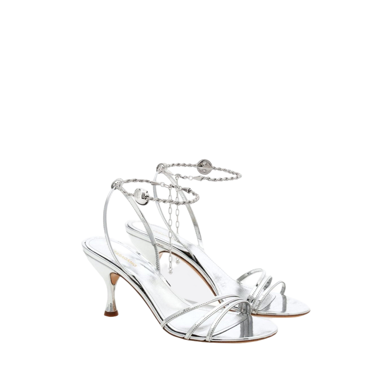 Denise Laminated Leather Sandals-FERRAGAMO-JOHN JULIA