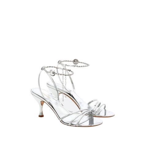 Denise Laminated Leather Sandals-FERRAGAMO-JOHN JULIA