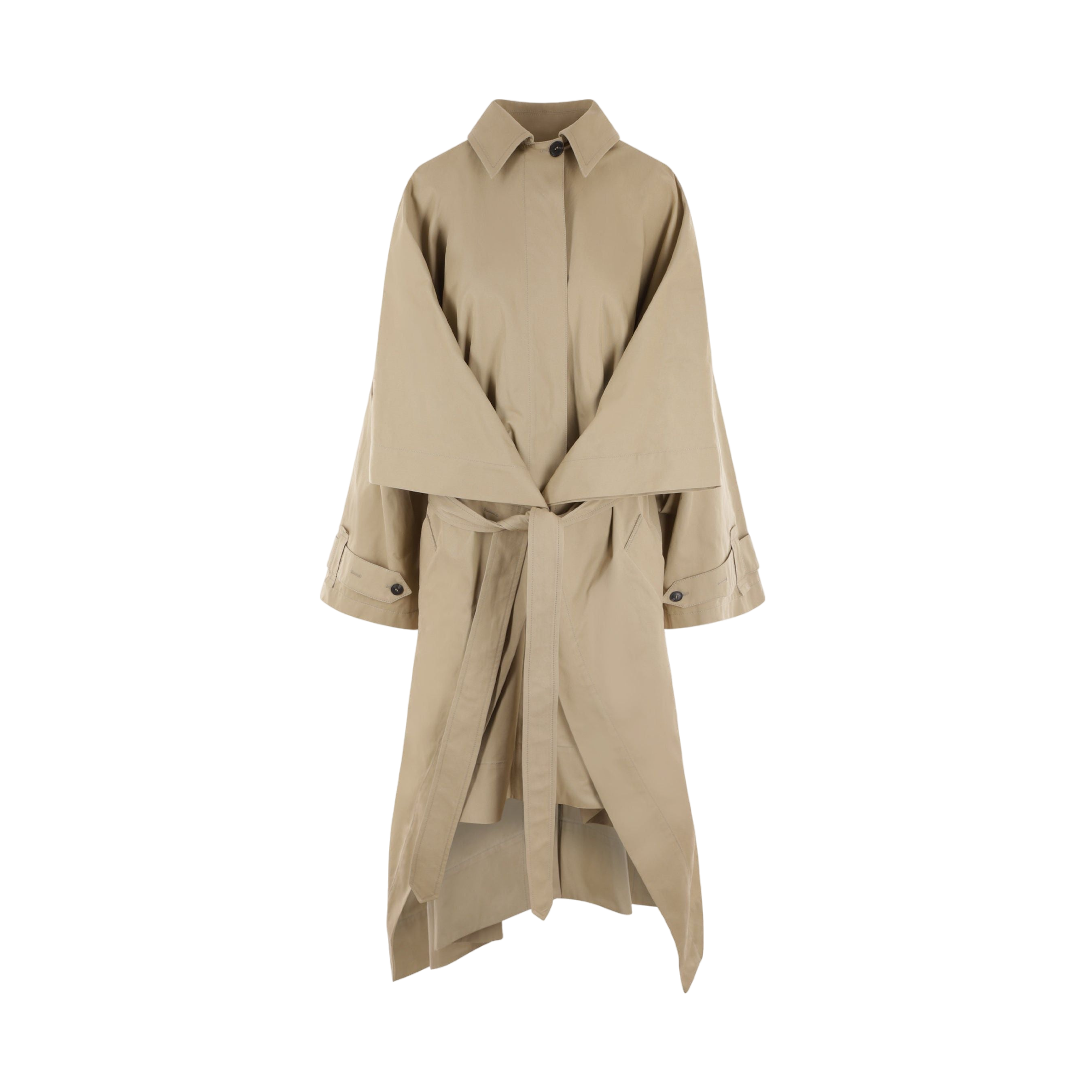 Destructured Oversize Trench Coat-QUIRA-JOHN JULIA