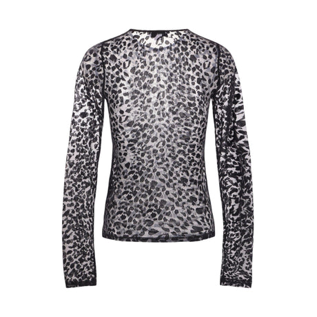 Devoré Jersey Long-sleeved Top-ALEXANDER MCQUEEN-JOHN JULIA