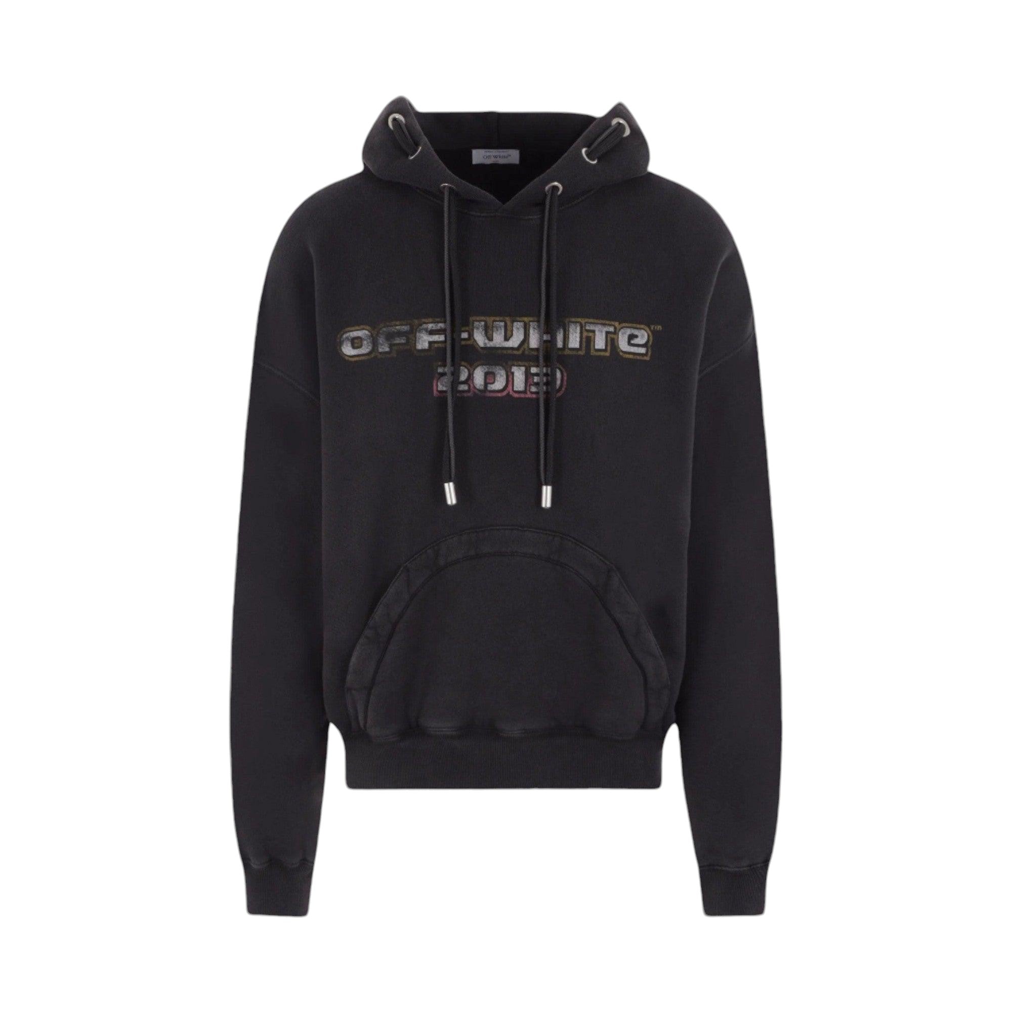 Digit Bacchus Double String Jersey Hoodie-OFF-WHITE-JOHN JULIA