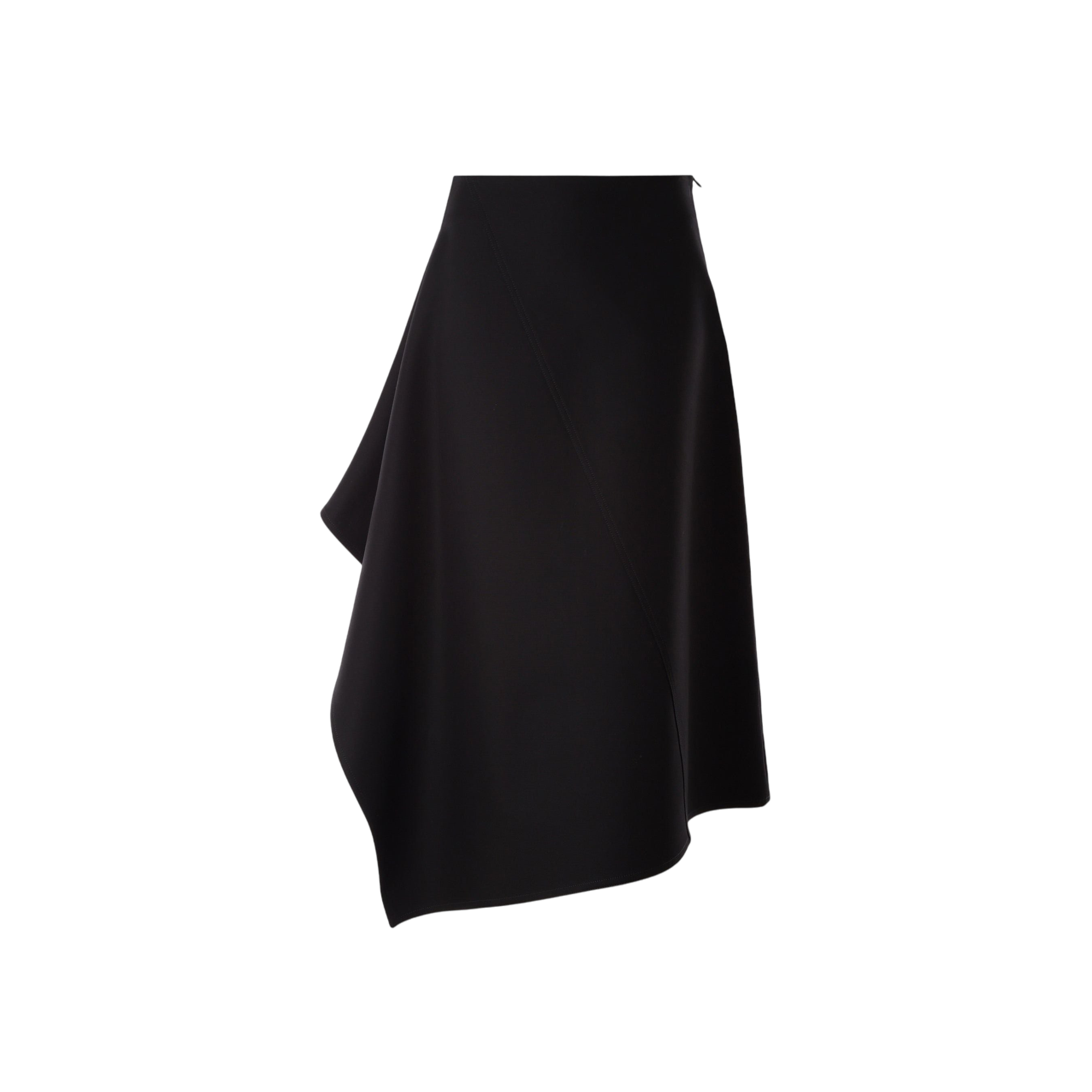 Double Canvas Asymmetric Skirt-BOTTEGA VENETA-JOHN JULIA