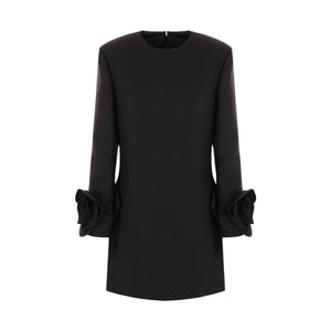 Double Compact Drill Minidress-VALENTINO GARAVANI-JOHN JULIA