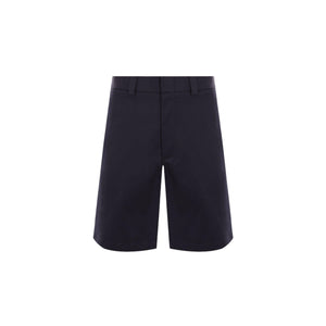 Double Cotton Twill Shorts-GUCCI-JOHN JULIA