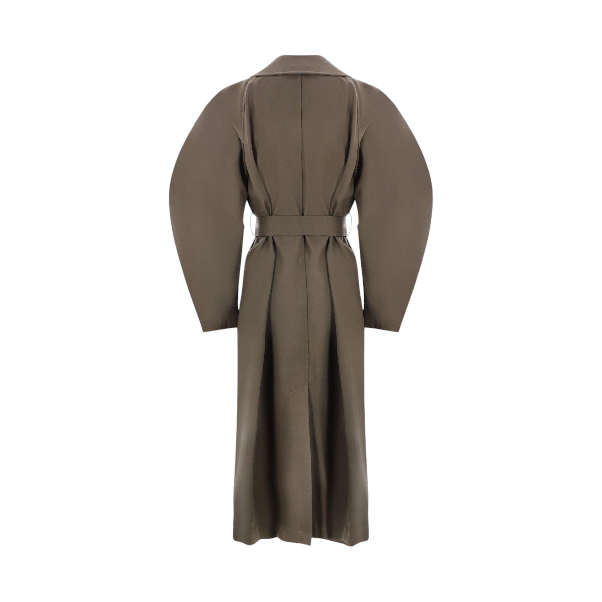 Double-breasted Cotton Trench Coat-LOEWE-JOHN JULIA