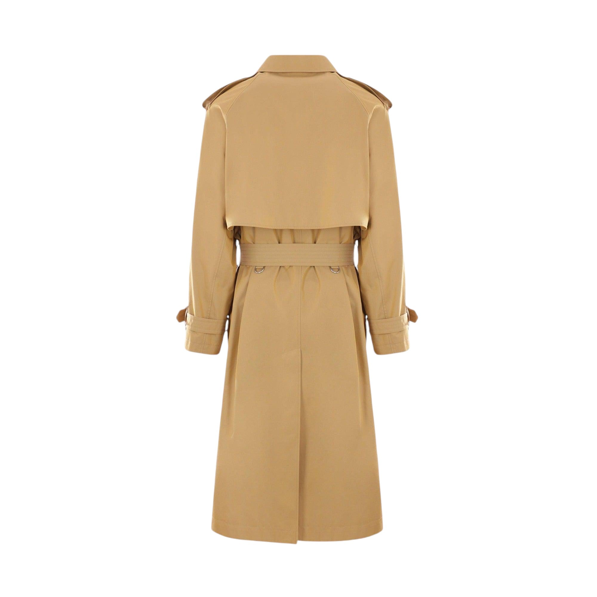 Double-breasted Gabardine Trench Coat-BURBERRY-JOHN JULIA