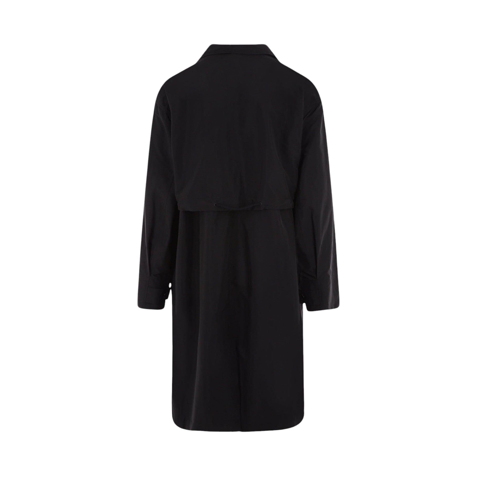 Double-breasted Nylon Trench Coat-BOTTEGA VENETA-JOHN JULIA