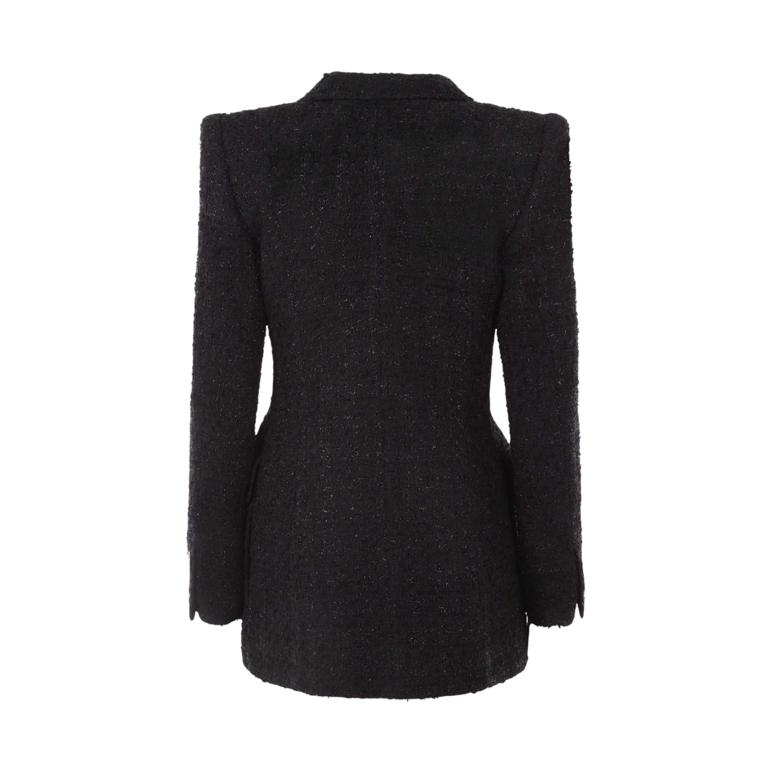 Double-breasted Tweed Jacket-BALENCIAGA-JOHN JULIA