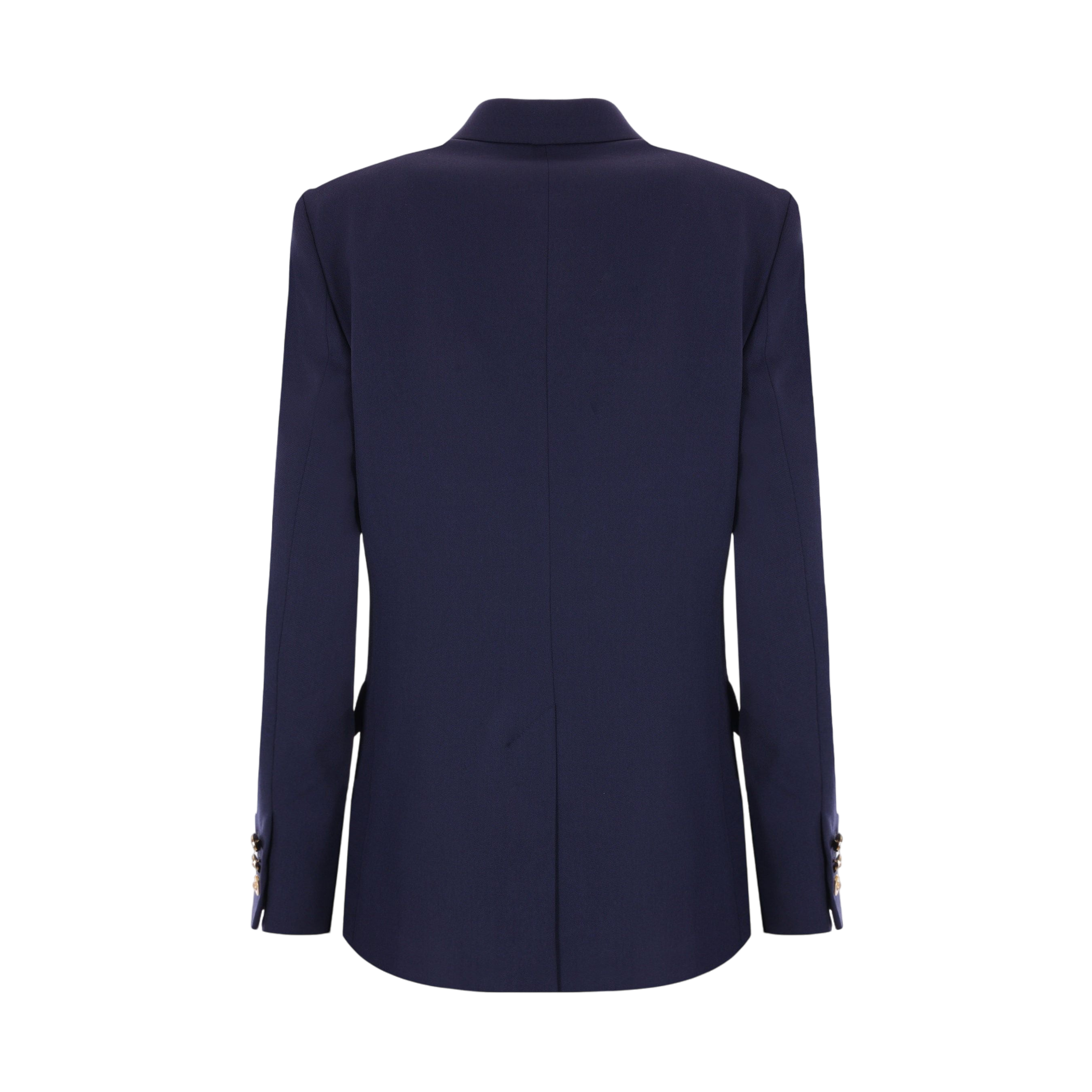 Double-breasted Twill Jacket-VERSACE-JOHN JULIA