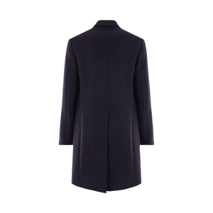 Double-breasted Wool and Cashmere Coat-PRADA-JOHN JULIA