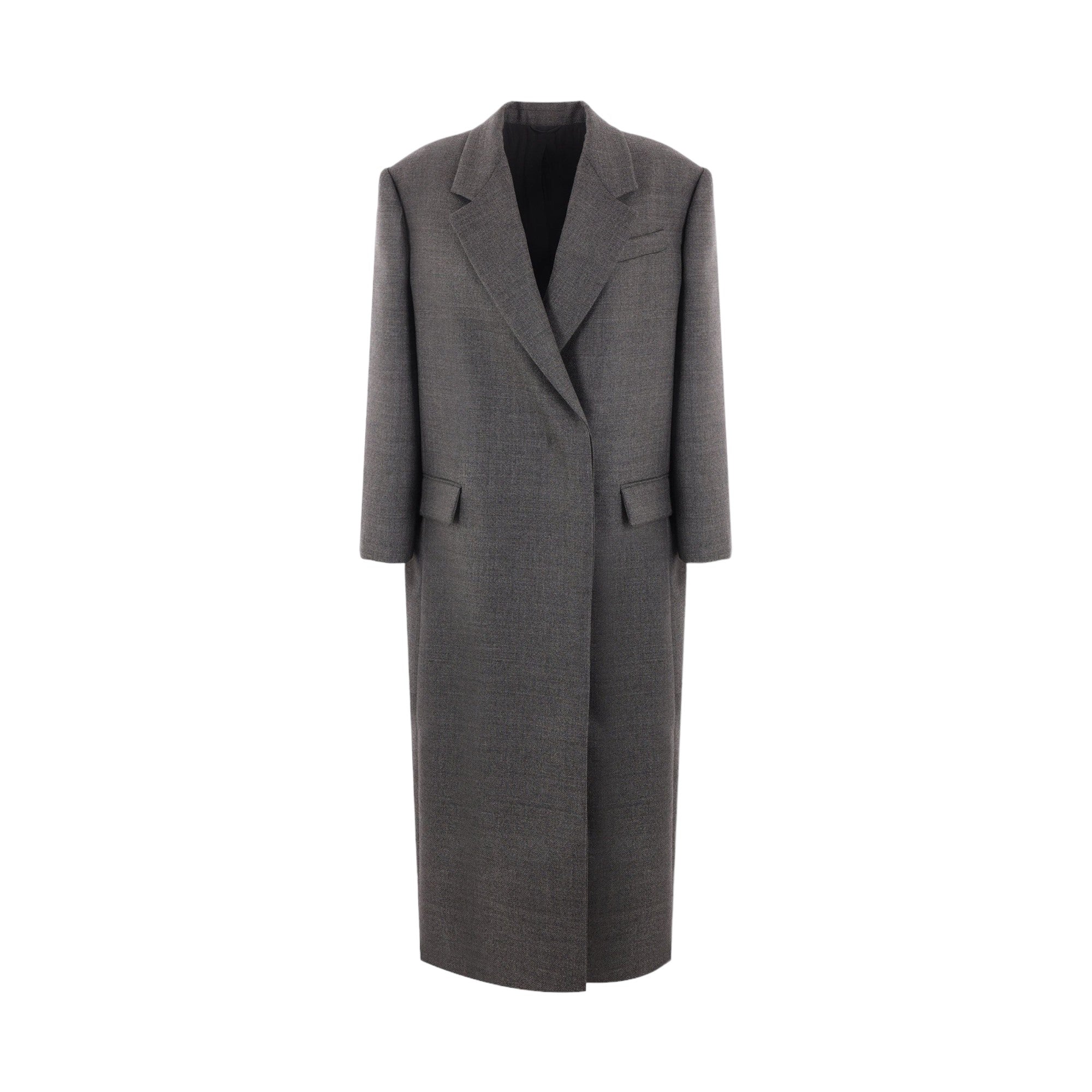 Double-breasted Wool Coat-BRUNELLO CUCINELLI-JOHN JULIA