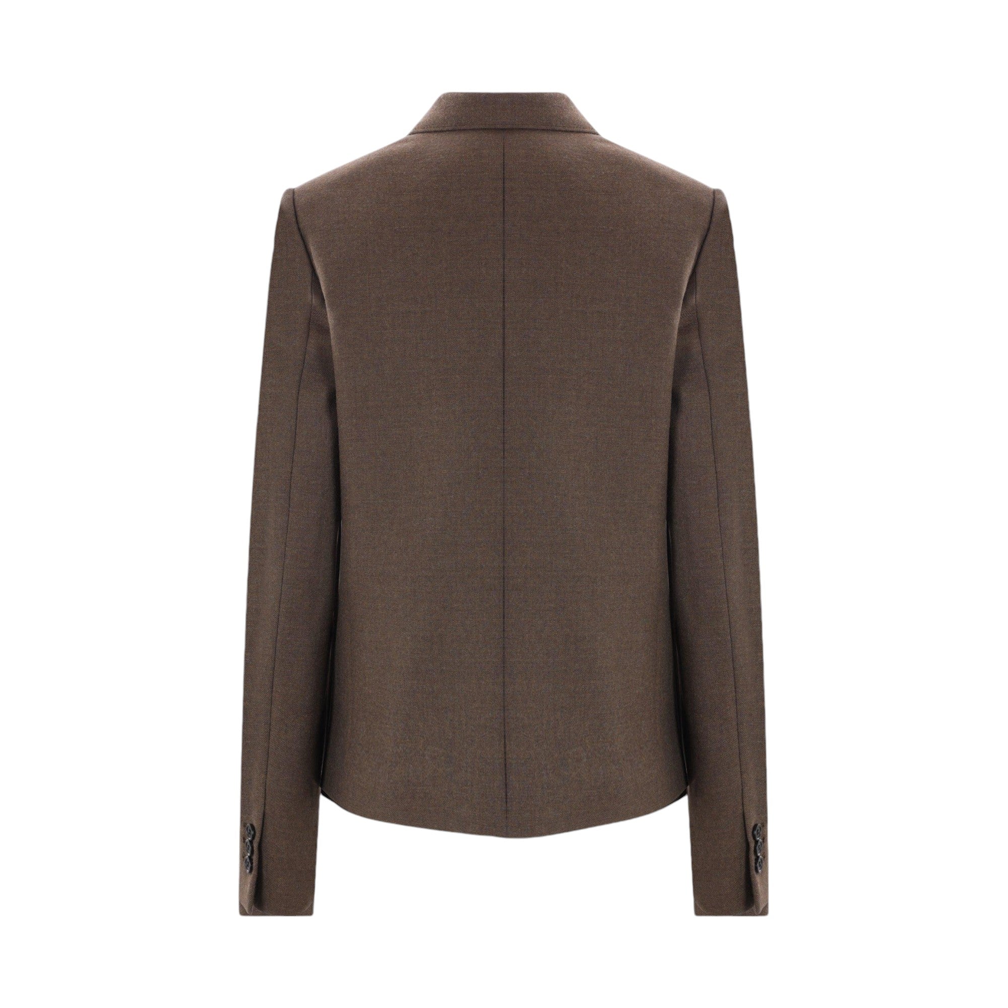 Double-breasted Wool Jacket-LOEWE-JOHN JULIA