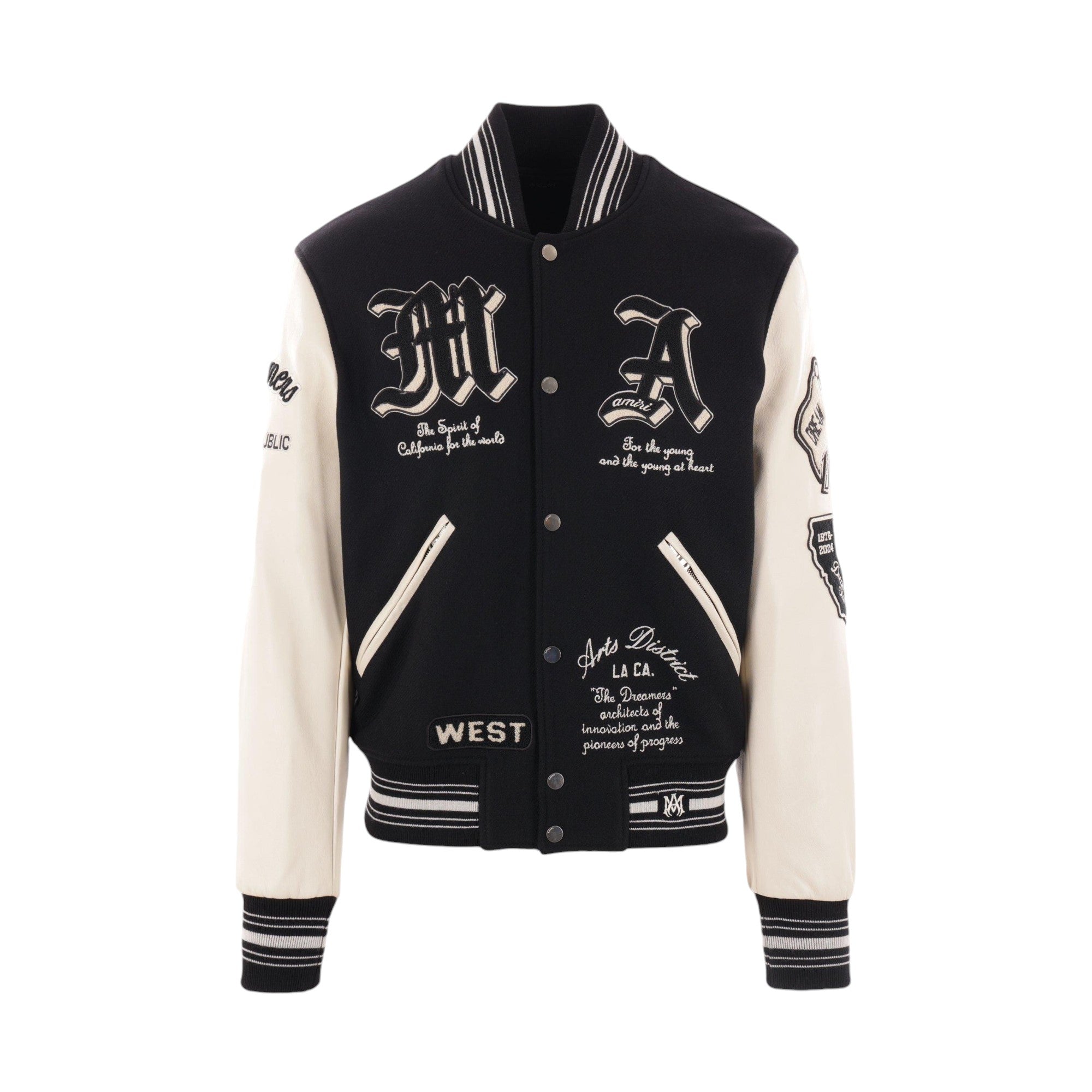 Dream Team Varsity Wool Blend Jacket-AMIRI-JOHN JULIA