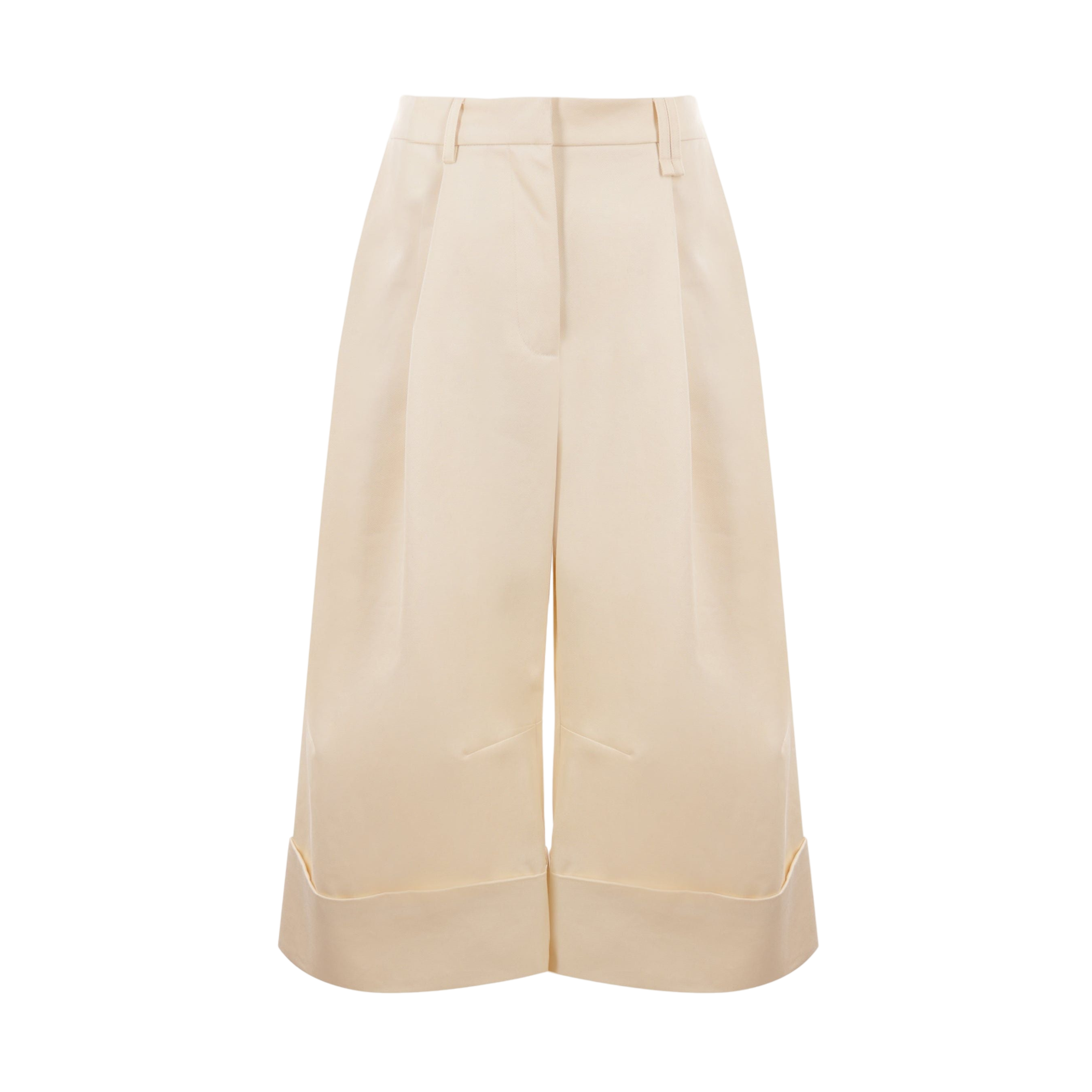 Drill Wide-leg Cropped Pants-SIMONE ROCHA-JOHN JULIA