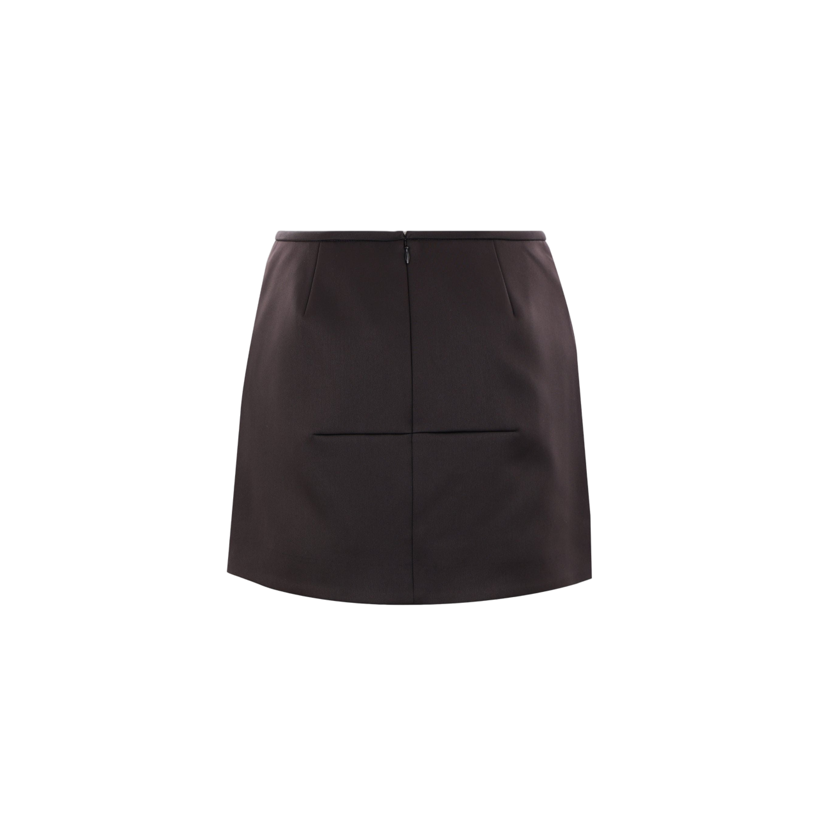 Duchesse Satin Mini Skirt-MARC JACOBS-JOHN JULIA