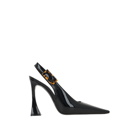 Dune Patent Leather Slingbacks-SAINT LAURENT-JOHN JULIA