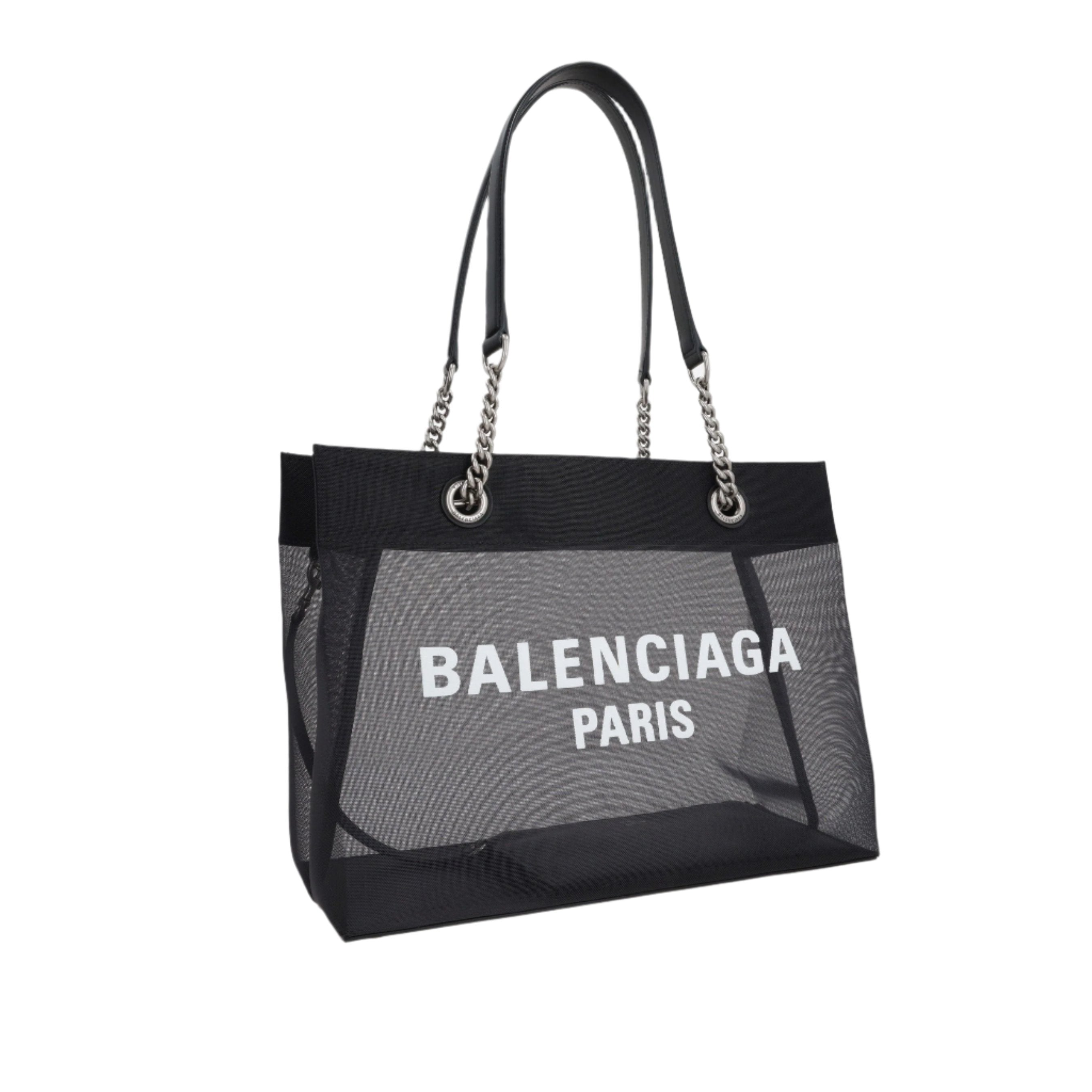 Duty Free Medium Mesh Tote Bag-BALENCIAGA-JOHN JULIA